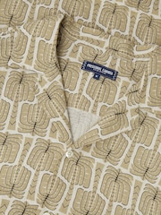 Frescobol Carioca Cream Roberto Palmeira Printed Shirt - Image 5 of 5