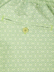 Frescobol Carioca Green Ipanema Micro Print Rio Swim Shorts - Image 5 of 5
