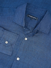 Frescobol Carioca Mid Blue Antonio Long Sleeve Shirt - Image 3 of 3