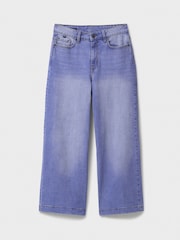 Crew Clothing Company Blue Relaxed Leg Crop Jeans - Image 10 of 10