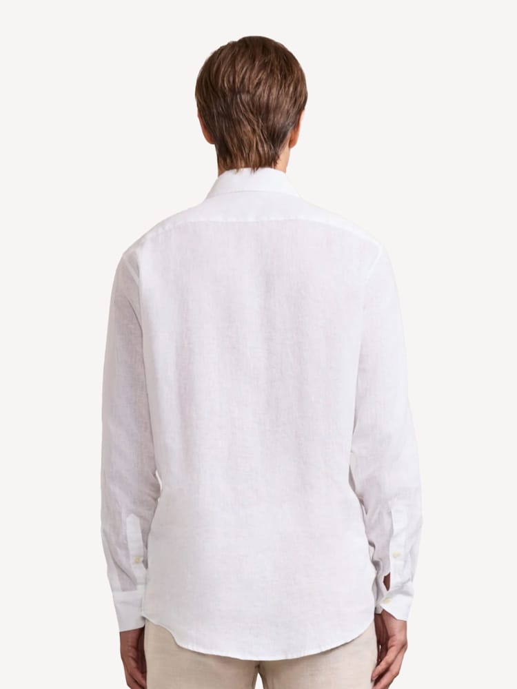 Frescobol Carioca White Antonio Long Sleeve Shirt - Image 2 of 4