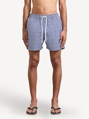 Frescobol Carioca Blue Rio Swim Shorts Copacabana Print - Image 1 of 5