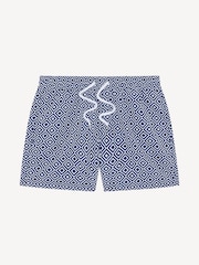 Frescobol Carioca Blue Rio Swim Shorts Copacabana Print - Image 3 of 5