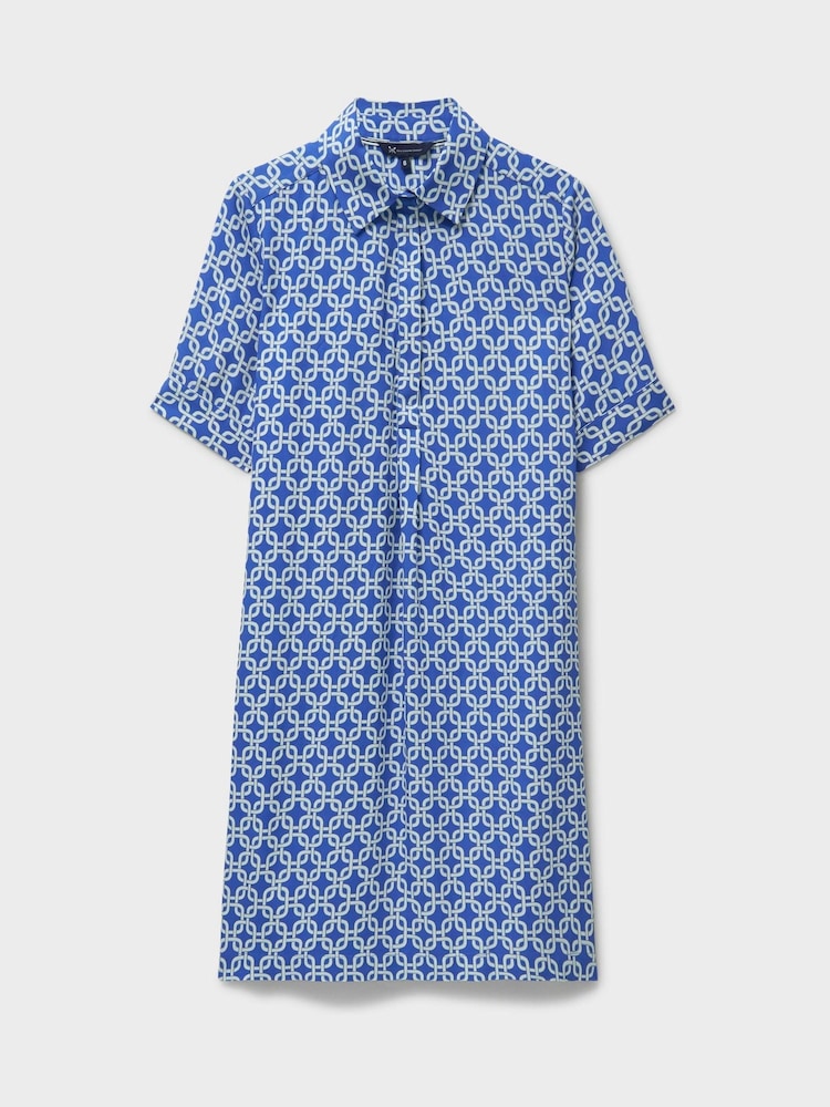 Crew Clothing Company Leah Geo Print Shift Shirt Dress - صورة 5 من 5