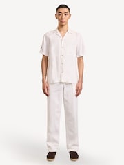 Frescobol Carioca White Alves O Sol Embroidered Shirt - Image 1 of 5