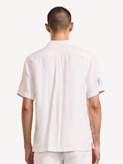Frescobol Carioca White Alves O Sol Embroidered Shirt - Image 2 of 5