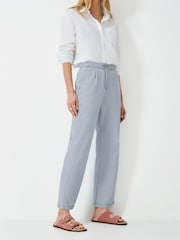 Crew Clothing Company Blue Demi Straight 100% Cotton Jeans - Image 3 of 5