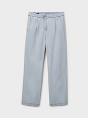 Crew Clothing Company Blue Demi Straight 100% Cotton Jeans - Image 5 of 5