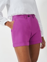 Crew Clothing Company Pink Tilda Chino Shorts - Image 3 of 5