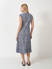 Crew Clothing Blue Nina Sleeveless Jersey Dress - Image 2 of 5