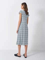 Crew Clothing Alyssia Button Through Jersey Dress - Image 2 of 5