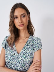 Crew Clothing Alyssia Button Through Jersey Dress - Image 4 of 5