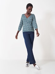 Top cruzado de manga larga de Crew Clothing - Imagen 3 de 5