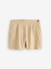Crew Clothing Natural Linen Blend Wide Leg Shorts - Image 1 of 1