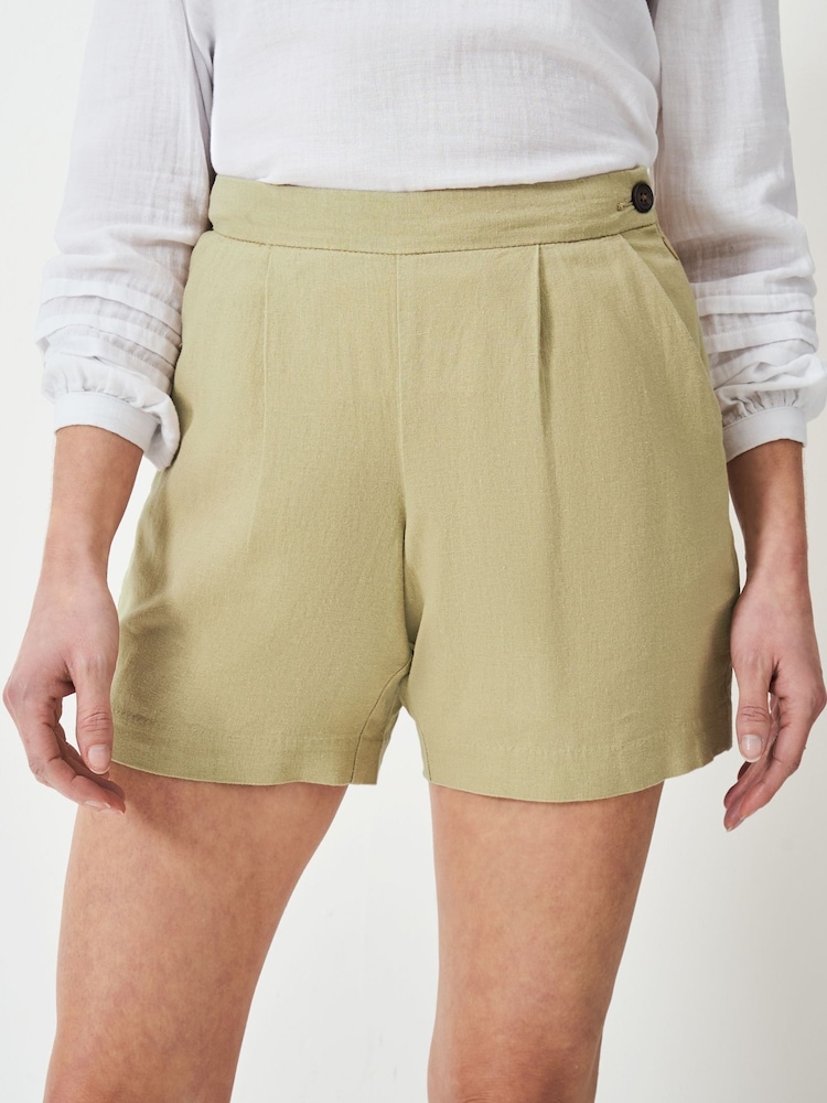 Crew Clothing Company weite Shorts aus Leinenmischung - Bild 2 von 5
