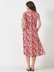 Crew Clothing Red Jenna Darted Lyocell Dress - Image 2 of 5
