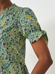Crew Clothing Company Yellow Lucie Floral Print Blouse - Image 4 of 5