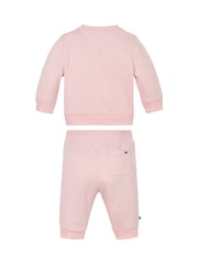 Tommy Hilfiger Pink Logo Sweatshirt and Joggers Set - Image 2 of 2