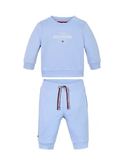 Tommy Hilfiger Blue Logo Sweatshirt and Joggers Set - Image 1 of 3