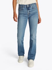 Tommy Hilfiger Blue Mid Rise Bootcut Jeans - Image 1 of 6