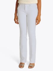 Tommy Hilfiger White Mid Rise Bootcut Jeans - Image 1 of 7