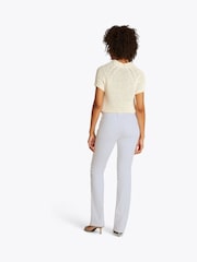 Tommy Hilfiger White Mid Rise Bootcut Jeans - Image 3 of 7