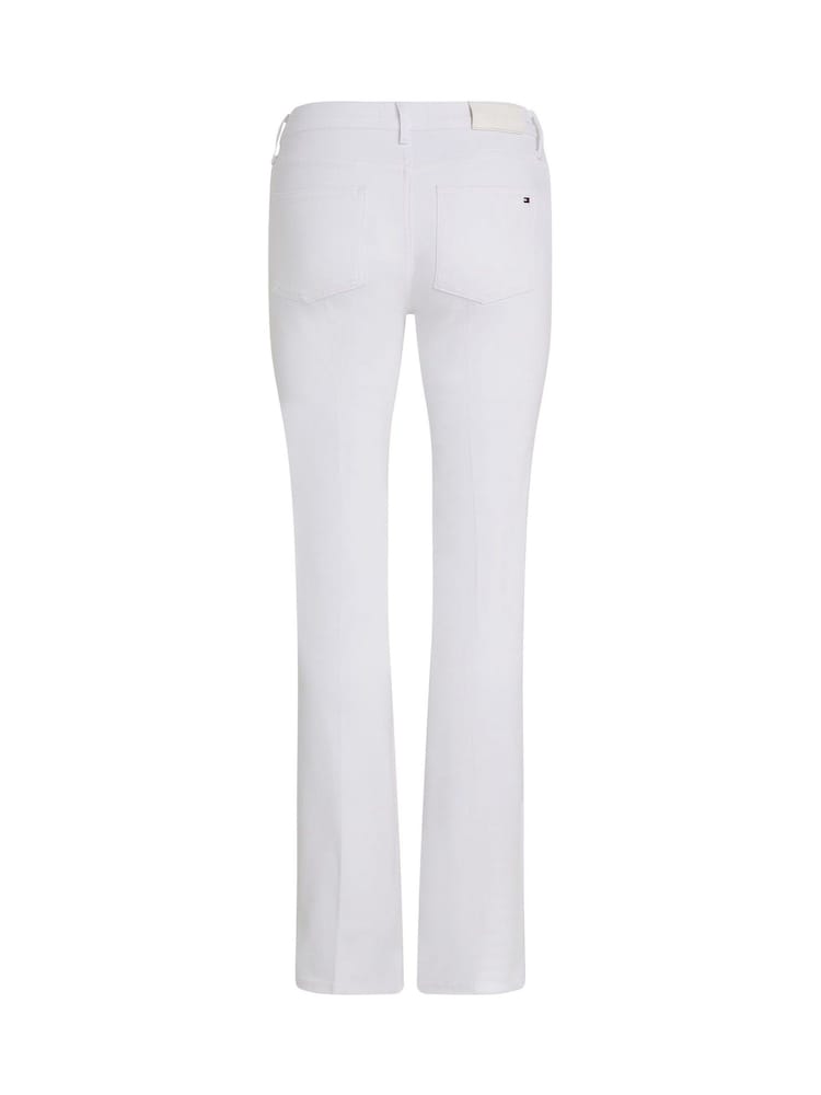 Tommy Hilfiger White Mid Rise Bootcut Jeans - Image 6 of 7