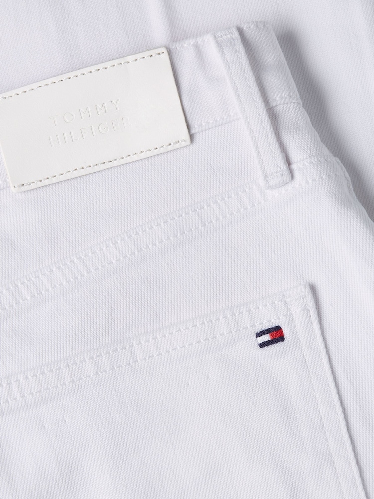 Tommy Hilfiger White Mid Rise Bootcut Jeans - Image 7 of 7