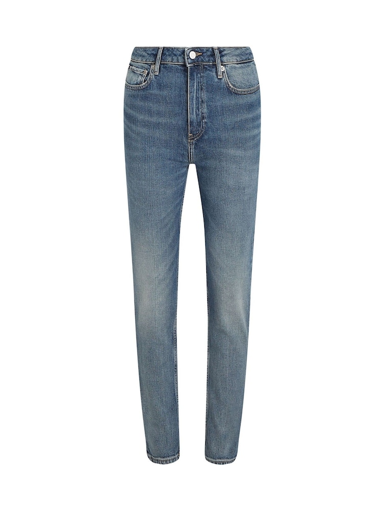 Tommy Hilfiger Blue Slim High Rise Cigarette Jeans - Image 5 of 6
