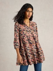 White Stuff Green 100% Cotton Marta Tunic - Image 2 of 6