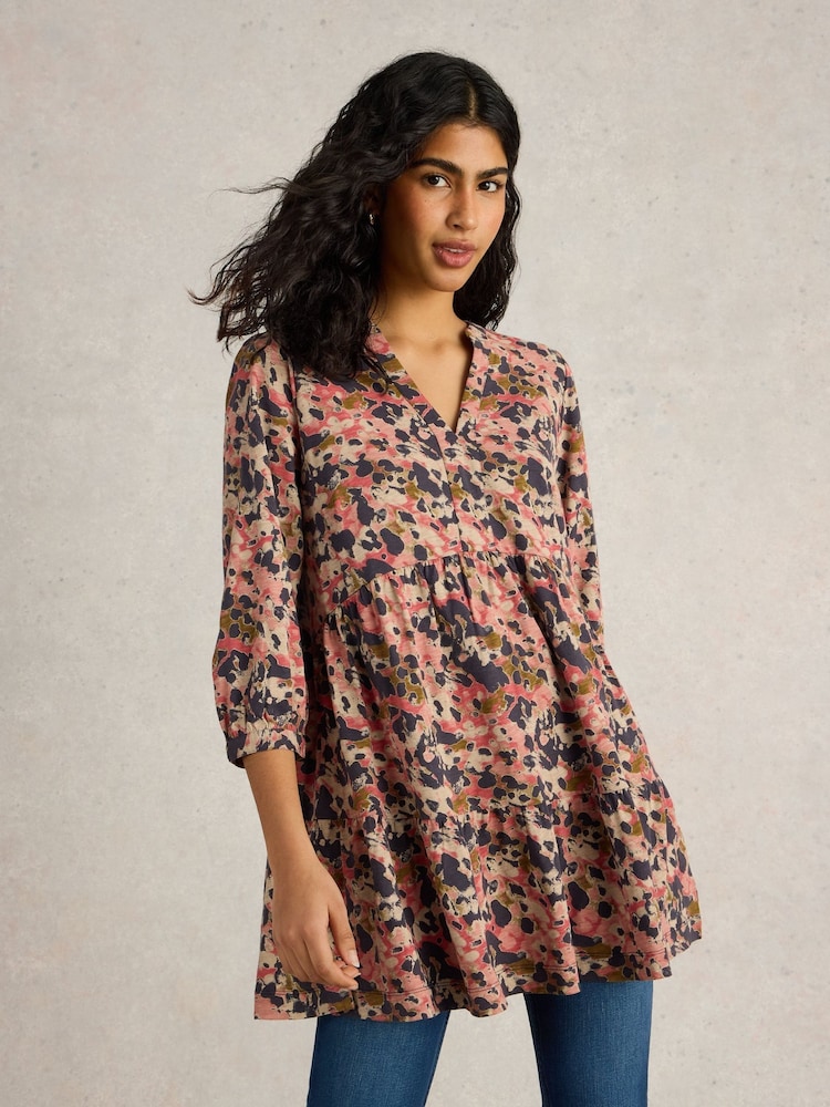 White Stuff Green 100% Cotton Marta Tunic - Image 2 of 6