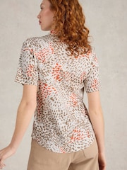 White Stuff Grey 100% Cotton Annie Jersey Shirt - Image 2 of 6