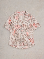 White Stuff Grey 100% Cotton Annie Jersey Shirt - Image 5 of 6
