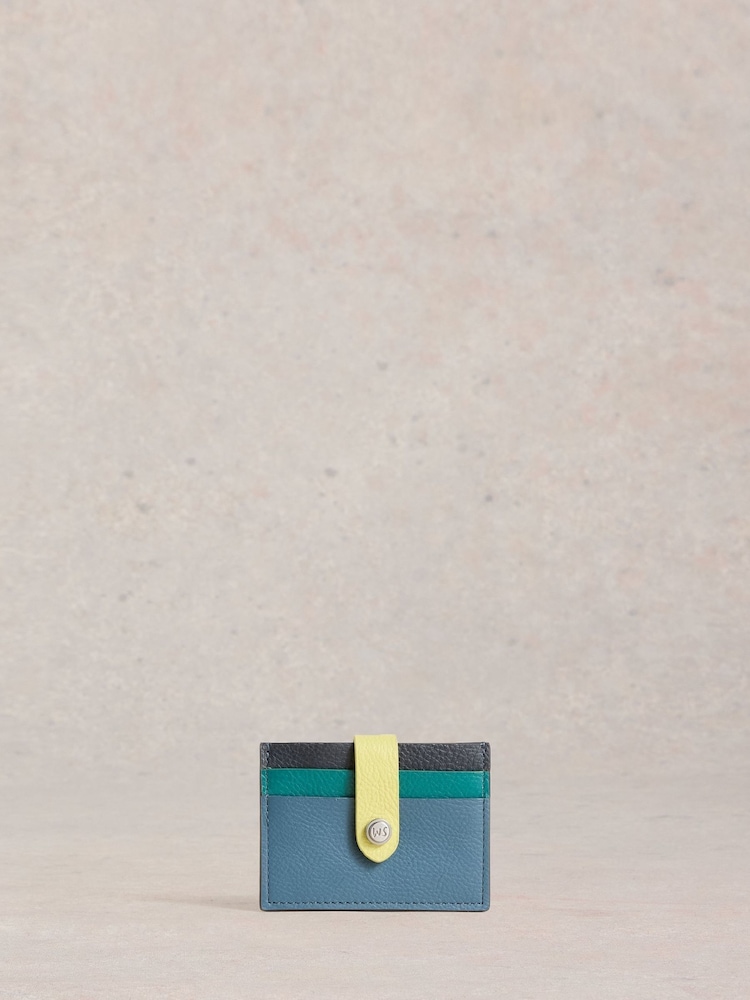 White Stuff Blue Cari Card Holder - Image 1 of 2