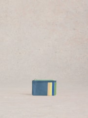 White Stuff Blue Celia Card Holder Purse - Image 1 of 4