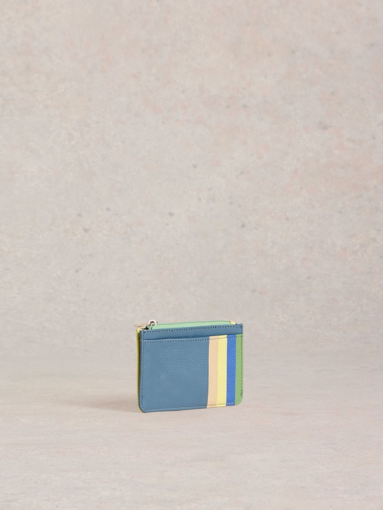 White Stuff Blue Celia Card Holder Purse - Image 2 of 4
