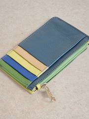 White Stuff Blue Celia Card Holder Purse - Image 4 of 4