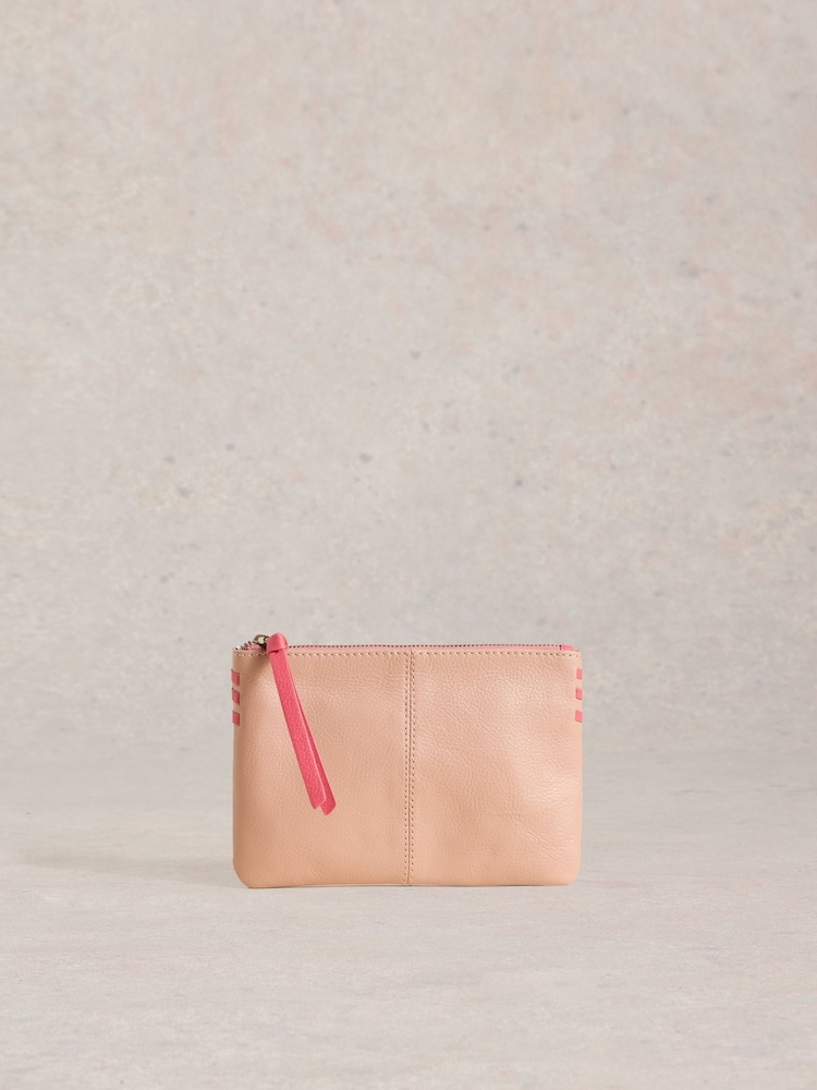 White Stuff Pink Bella Zip Pouch Top - Image 1 of 2