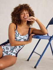 White Stuff White Splash Control Swimsuit - Image 4 of 6