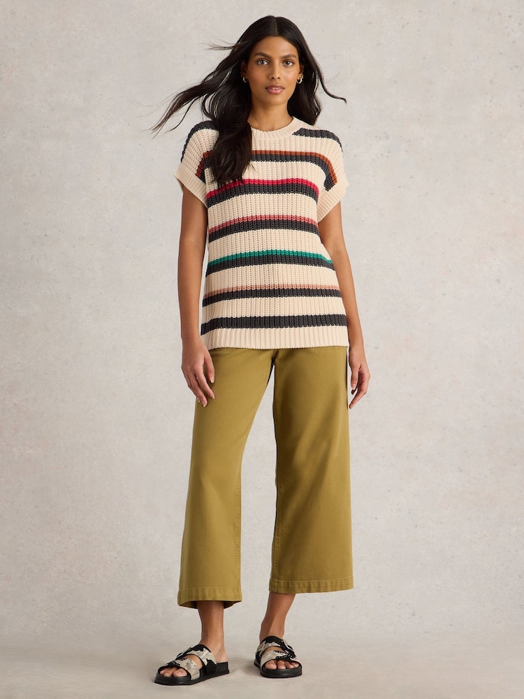 White Stuff White Callie Stripe Tank - Image 4 of 6
