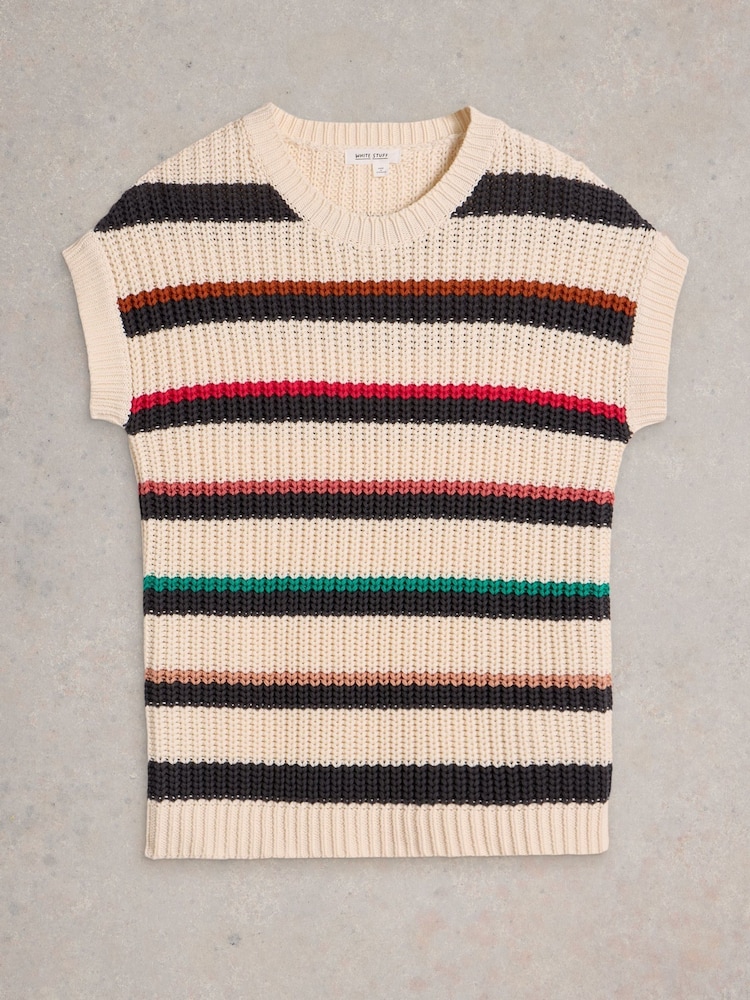 White Stuff White Callie Stripe Tank - Image 5 of 6