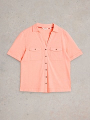 White Stuff Pink Paige Pocket Shirt - Image 5 of 6