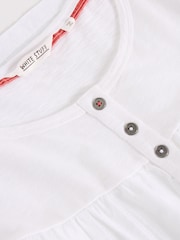 White Stuff White Bethany 100% Cotton Blouses - Image 6 of 6