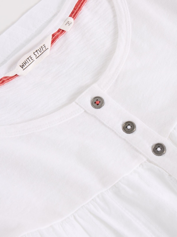 White Stuff White Bethany 100% Cotton Blouses - Image 6 of 6