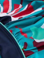 White Stuff Blue Splash Control Swimsuit - Image 6 of 6