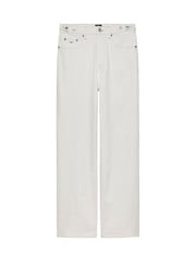 Tommy Jeans White Layla High Rise Slim Straight Jeans - Image 5 of 7