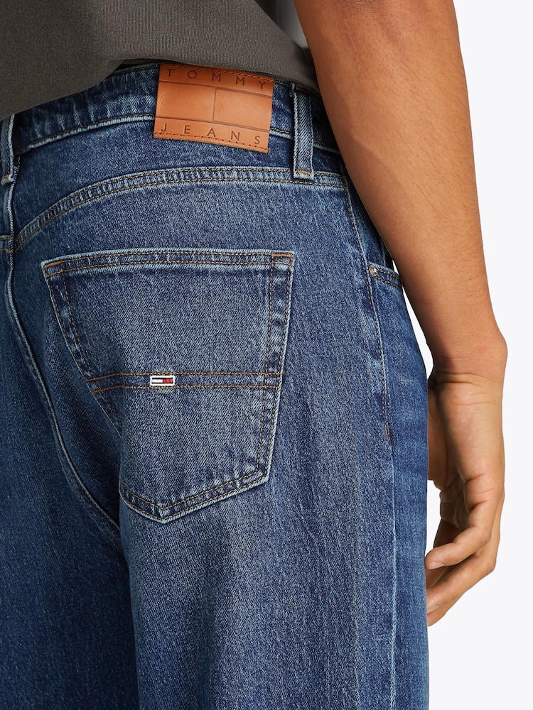 Tommy Jeans Blue Dark Otis Mid Rise Straight Jeans - Image 4 of 7