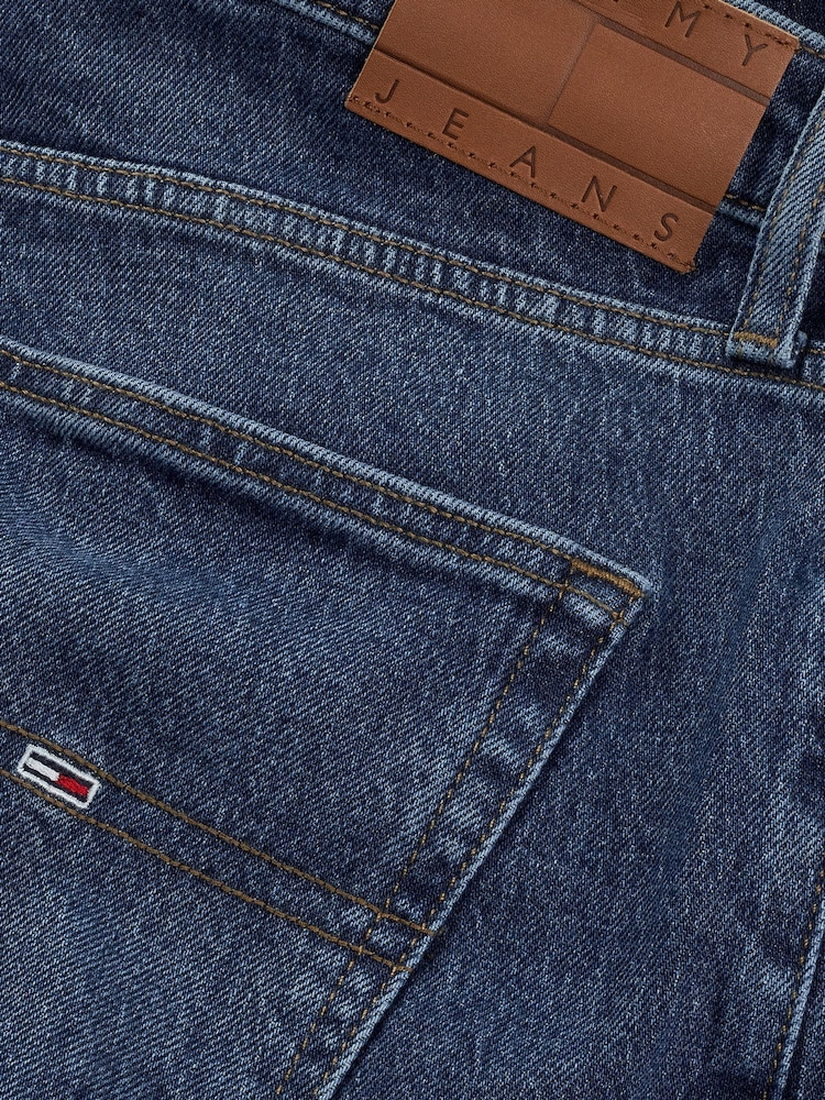 Темно-синий - Прямые джинсы с классической талией Tommy Jeans Otis - Image 7 of 7