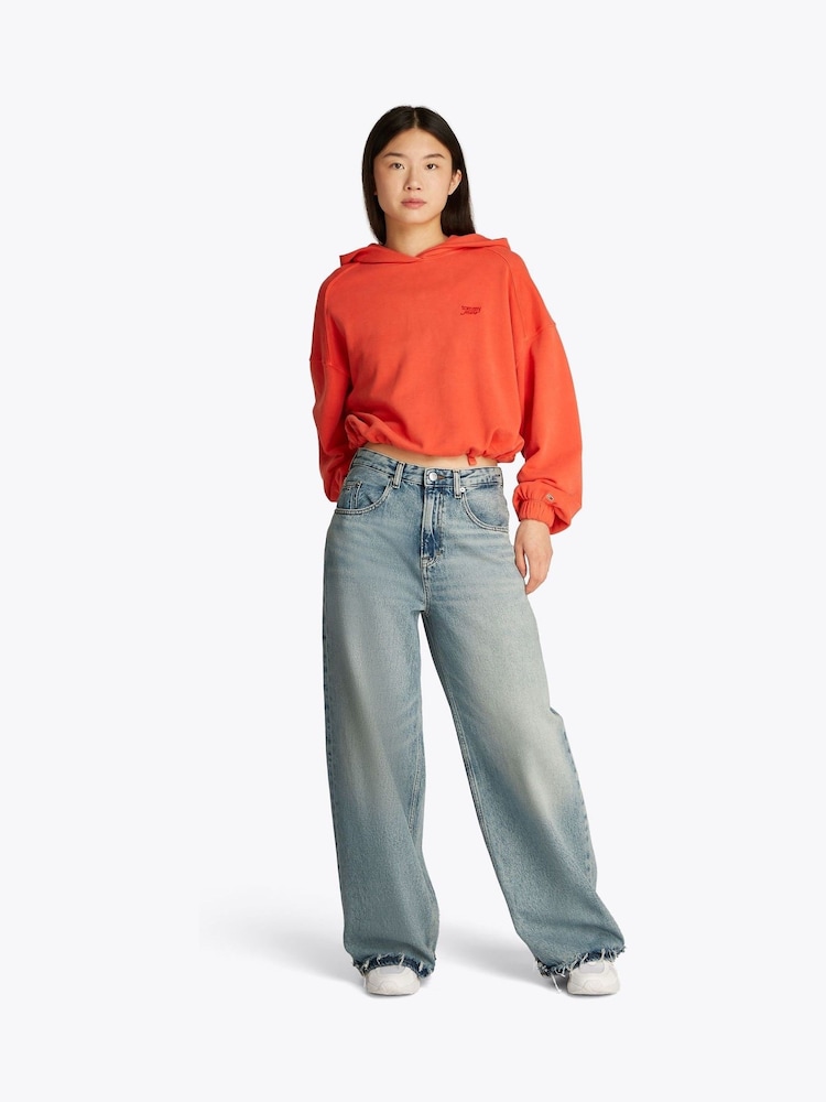 Tommy Jeans Blue Charlie Mid Rise Loose Fit Jeans - Image 2 of 7