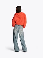 Tommy Jeans Blue Charlie Mid Rise Loose Fit Jeans - Image 3 of 7